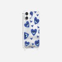 Coque iPhone 16 avec anneau miroir miroir Yeux d'amour bleu Design La Coque Francaise.