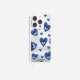 Coque iPhone 16 Pro avec anneau miroir miroir Yeux d'amour bleu Design La Coque Francaise.