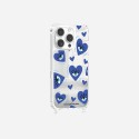 Coque iPhone 16 Pro avec anneau miroir miroir Yeux d'amour bleu Design La Coque Francaise.