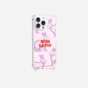 Coque iPhone 14 Pro Max avec anneau glossy transparente Mon lapin Design La Coque Francaise.
