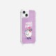 Coque iPhone 14 Plus avec anneau glossy transparente Poule party Design La Coque Francaise.