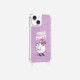 Coque iPhone 14 avec anneau glossy transparente Poule party Design La Coque Francaise.
