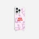 Coque iPhone 13 Pro avec anneau glossy transparente Mon lapin Design La Coque Francaise.