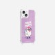 Coque iPhone 13 avec anneau glossy transparente Poule party Design La Coque Francaise.