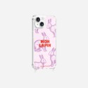 Coque iPhone 13 avec anneau glossy transparente Mon lapin Design La Coque Francaise.
