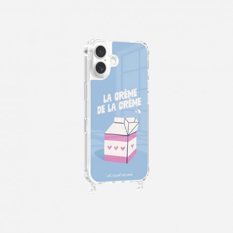 Coque iPhone 16 transparente La creme de la creme Design La Coque Francaise.