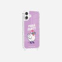 Coque iPhone 16 Plus avec anneau glossy transparente Poule party Design La Coque Francaise.