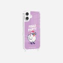 Coque iPhone 16 transparente Poule party Design La Coque Francaise.