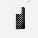 Plaque magnetique iPhone 16 Pro Pois blanc La Coque Francaise.