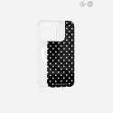 Plaque magnetique iPhone 15 Pro Pois blanc La Coque Francaise.