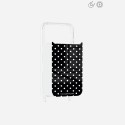 Plaque magnetique iPhone 17 Pro Pois blanc La Coque Francaise.