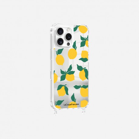 Coque iPhone 16 Pro Max avec anneau miroir miroir Limonade Design La Coque Francaise.