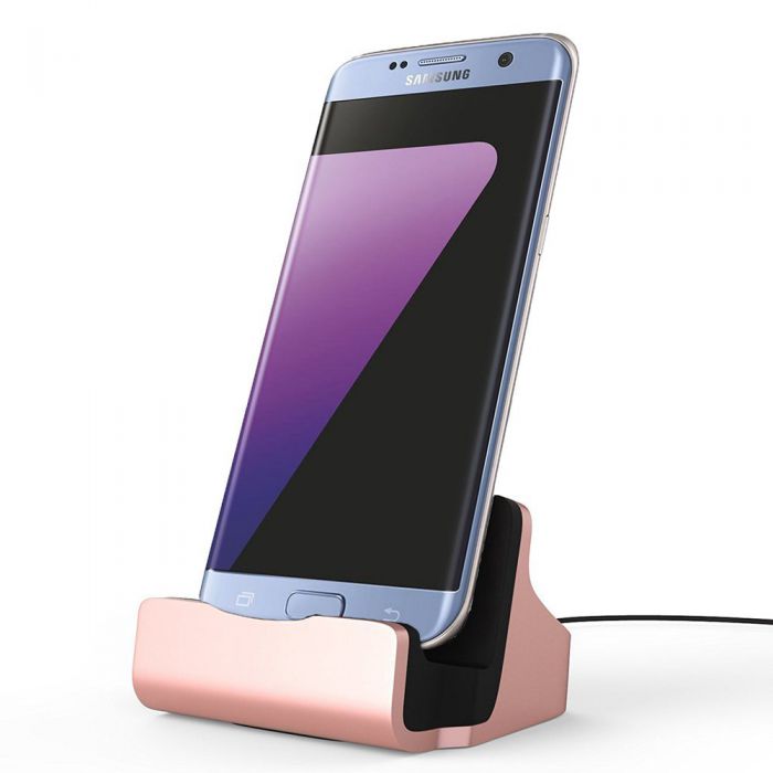 Dock de chargement pour Smartphones Micro USB - Rose gold