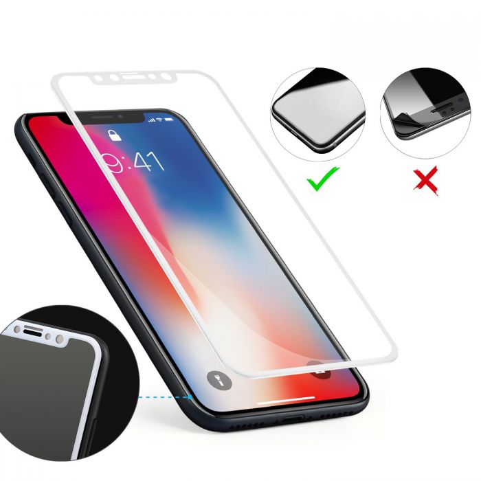 Protection écran SECRET verre trempé intégral iPhone X/XS