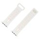 Bracelet perforé en silicone pour Apple Watch 38mm - Blanc et rose