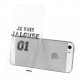 Coque rigide transparent Jalouse 01 iPhone SE / 5S / 5