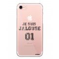 Coque iPhone 7/8/ iPhone SE 2020 rigide transparente Jalouse 01 Dessin Evetane