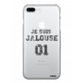 Coque iPhone 7 Plus / 8 Plus rigide transparente Jalouse 01 Dessin Evetane
