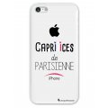 Coque iPhone 5C rigide transparente Caprices de Parisienne Dessin La Coque Francaise