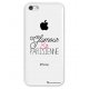 Coque rigide transparent Glamour et Parisienne iPhone 5C