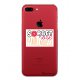 Coque rigide transparent Sorbet rosé pamplemousse iPhone 7 Plus / 8 Plus