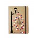 Carnet Pluie d'amour Parisienne