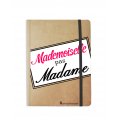 Carnet  Mademoiselle pas Madame