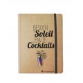 Carnet  Besoin de soleil envie de cocktails