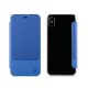 Muvit Etui Folio Case Edition Double Pu Bleu Pour Apple Iphone X