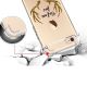 Coque souple avec angles renforcés transparent Cerf Moi Fort iPhone 6/6S