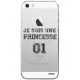 Coque souple transparent Princesse 01 iPhone 5/5S/SE