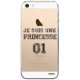 Coque rigide transparent Princesse 01 iPhone SE / 5S / 5