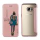 Etui souple rose Working girl Samsung Galaxy S7 Edge