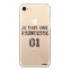 Coque rigide transparent Princesse 01 iPhone 7/8