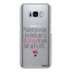 Coque rigide transparent M'asseoir sur un banc Samsung Galaxy S8