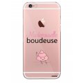 Coque iPhone 6/6S silicone transparente Mademoiselle boudeuse ultra resistant Protection housse Motif Ecriture Tendance Evetane