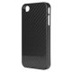 Coque Xqisit iPlate carbon iPhone 4/4S noir 