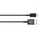 Câble Xqisit USB/lightning iPhone 5 noir