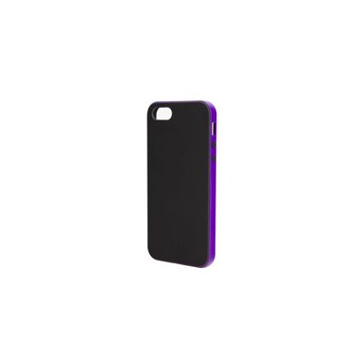 Coque Xqisit iPlate Frame iP5 noir av lila rose