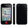 Coque silicone Switch Easy Color Noire iPhone 4 / 4S