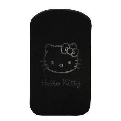 Etui pouch Hello Kitty Pastel noir Large