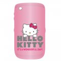 Coque rigide Hello Kitty Pastel rose et grise pour BlackBerry Curve 8520