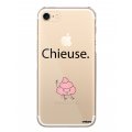 Coque iPhone 7/8/ iPhone SE 2020/ 2022 silicone transparente Chieuse ultra resistant Protection housse Motif Ecriture Tendance Evetane