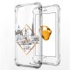 Coque souple avec angles renforcés transparent Paris Marbre iPhone 7/8