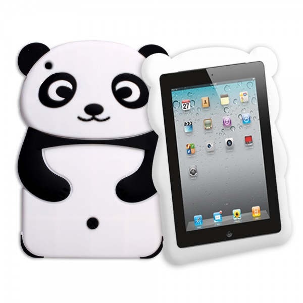 COQUEDISCOUNT Coque silicone panda pour iPad 2 / 3 /4