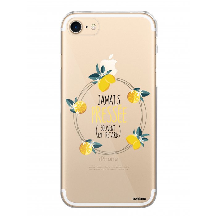 coque iphone 8 transparente silicone motif