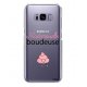 Coque souple transparent Mademoiselle boudeuse Samsung Galaxy S8