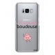 Coque souple transparent Mademoiselle boudeuse Samsung Galaxy S8