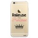 Coque souple transparent Raleuse mais princesse iPhone 6/6S