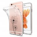 Coque iPhone 6 Plus / 6S Plus silicone transparente Pissenlit ultra resistant Protection housse Motif Ecriture Tendance Evetane